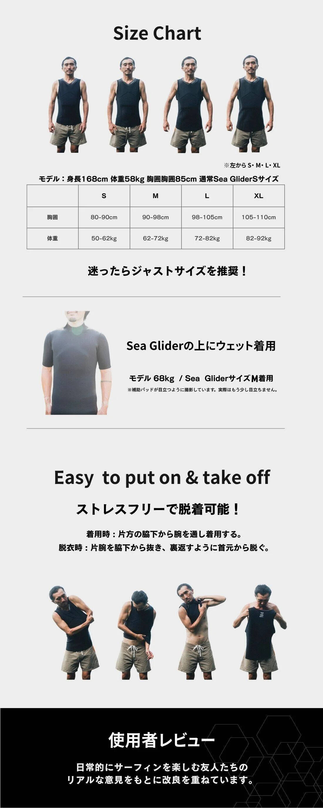 JAZZBACK｜首・肩・腰痛を予防するサーフィン用インナースーツ